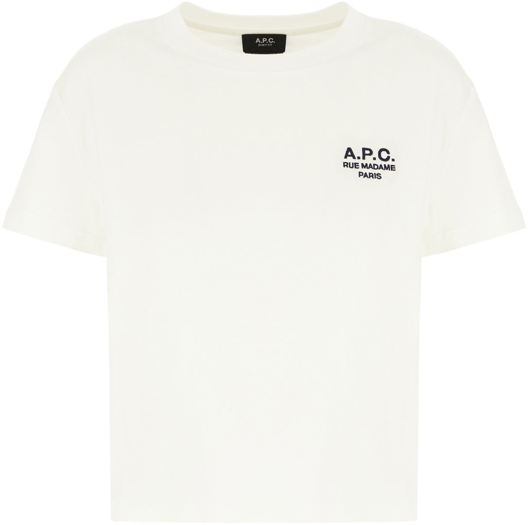 A.P.C. A.P.C. White cotton t-shirt Wit