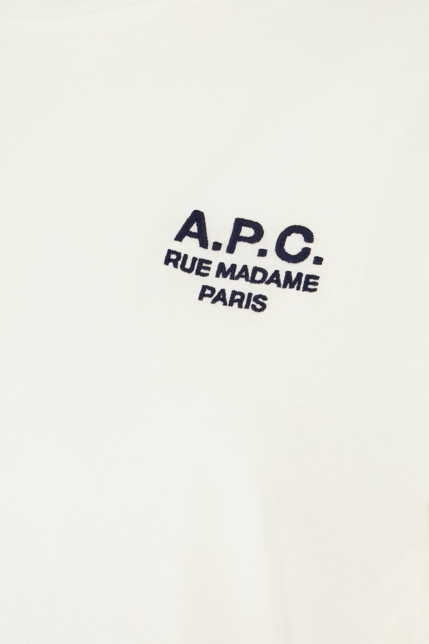 A.P.C. A.P.C. White cotton t-shirt Wit