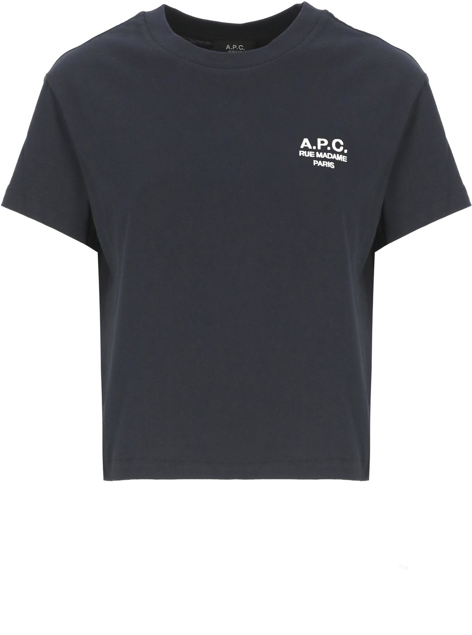 A.P.C. A.P.C. T-Shirts And Polos Blue Blauw