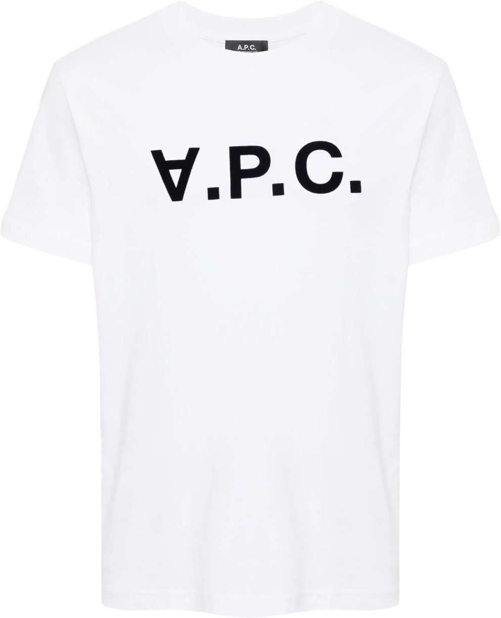 A.P.C. Standard Grand Vpc Logo T-shirt Wit