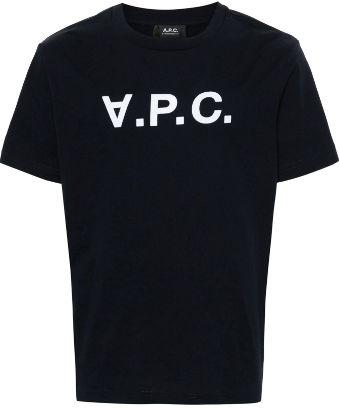 A.P.C. A.P.C. T-Shirts And Polos Bluecru Wit