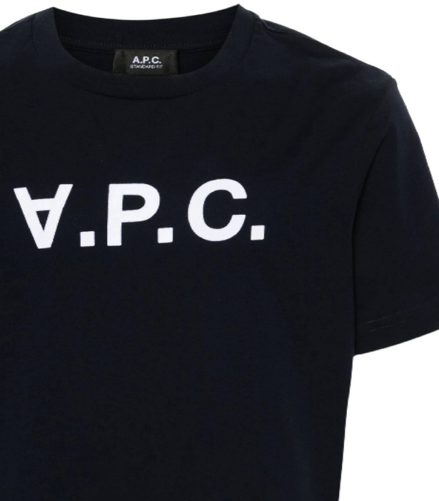 A.P.C. A.P.C. T-Shirts And Polos Bluecru Wit