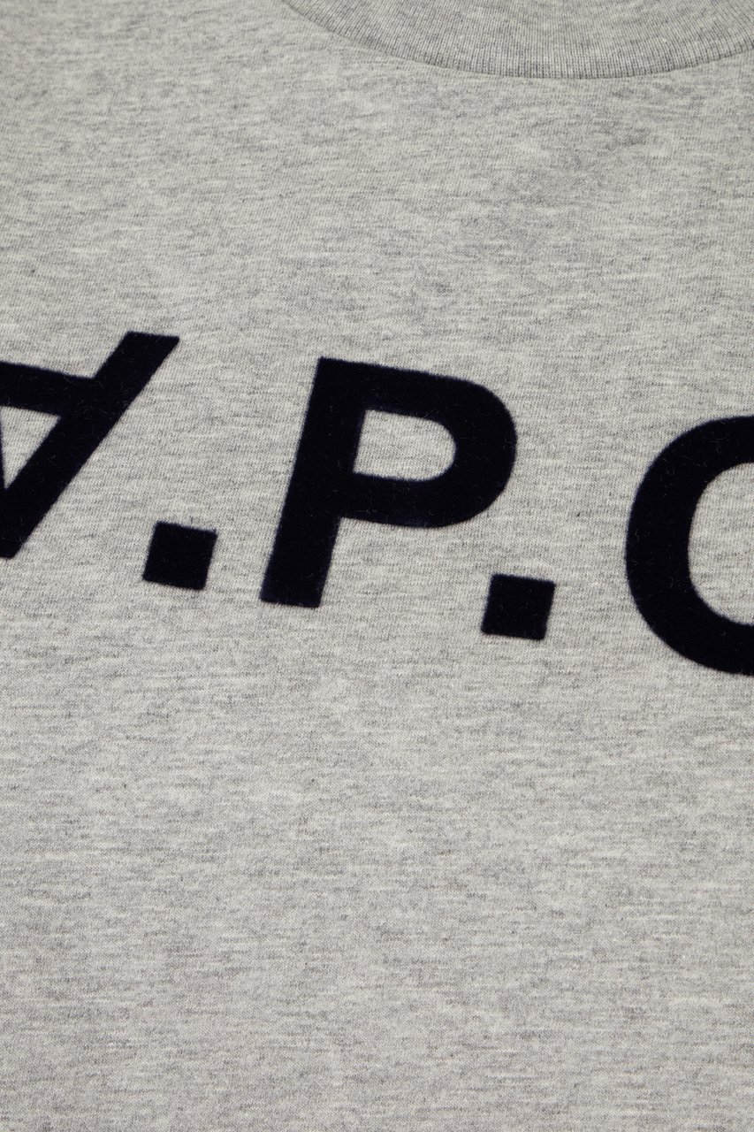 A.P.C. A.P.C. Grey cotton t-shirt Grijs