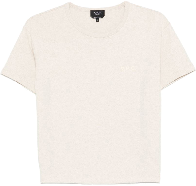 A.P.C. A.P.C. T-Shirts And Polos Beige Wit