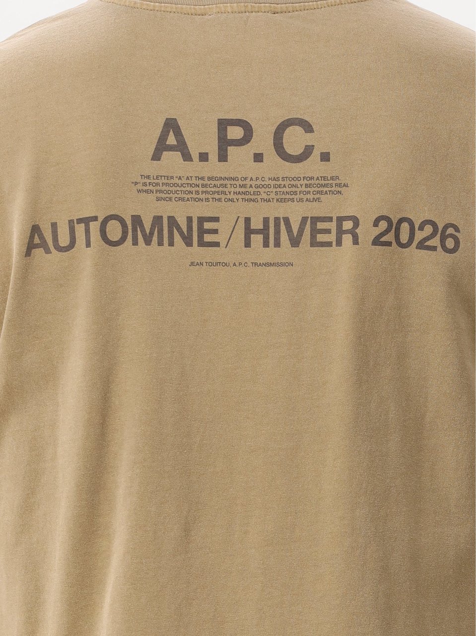 A.P.C. T-shirt Groen Khaki Groen