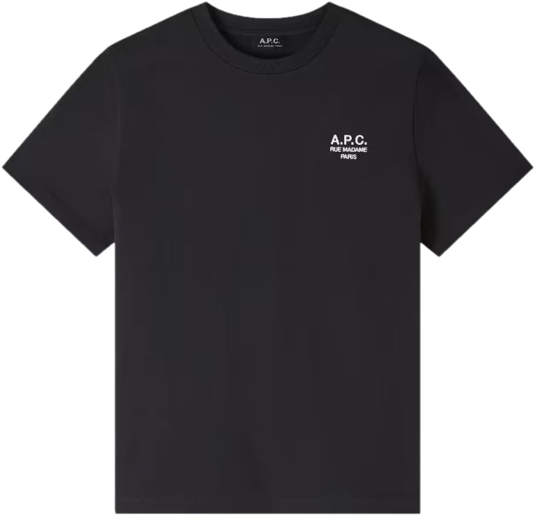 A.P.C. A.P.C. T-Shirts And Polos Black Zwart