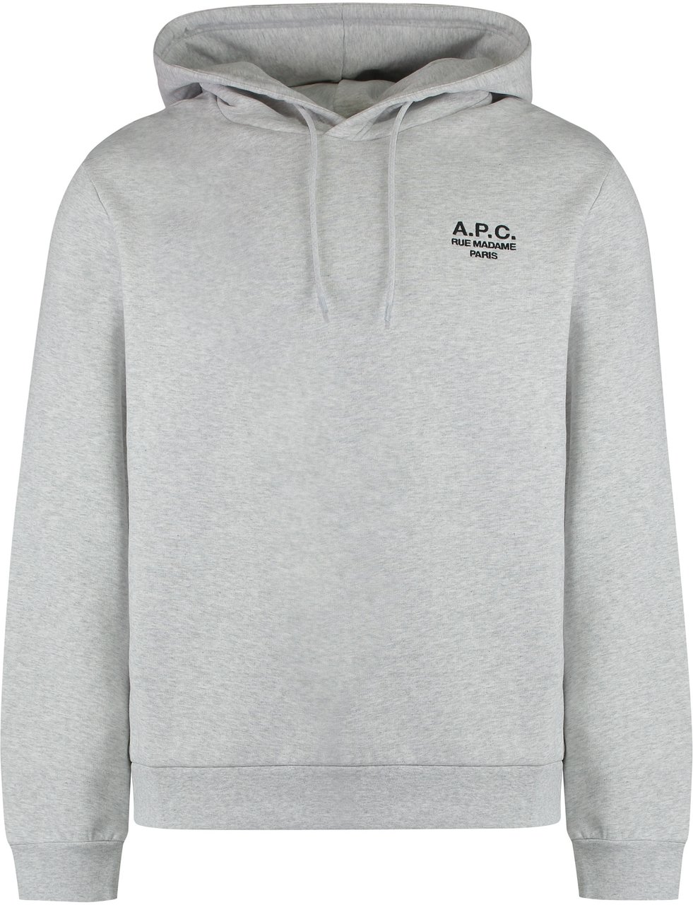 A.P.C. Standard Rue Madame cotton hoodie Grijs