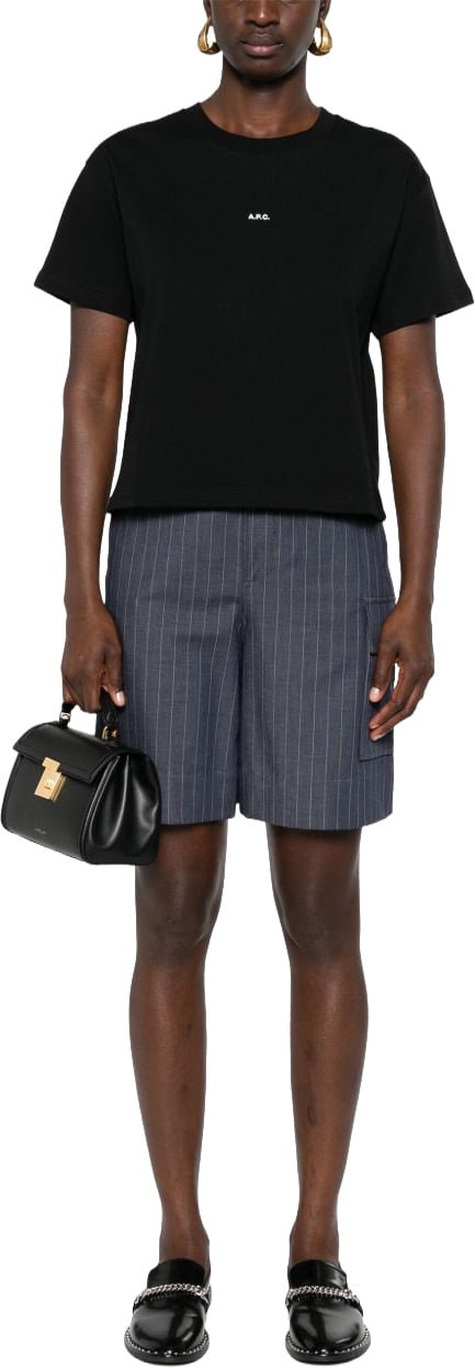 A.P.C. A.P.C. T-Shirts And Polos Black Zwart