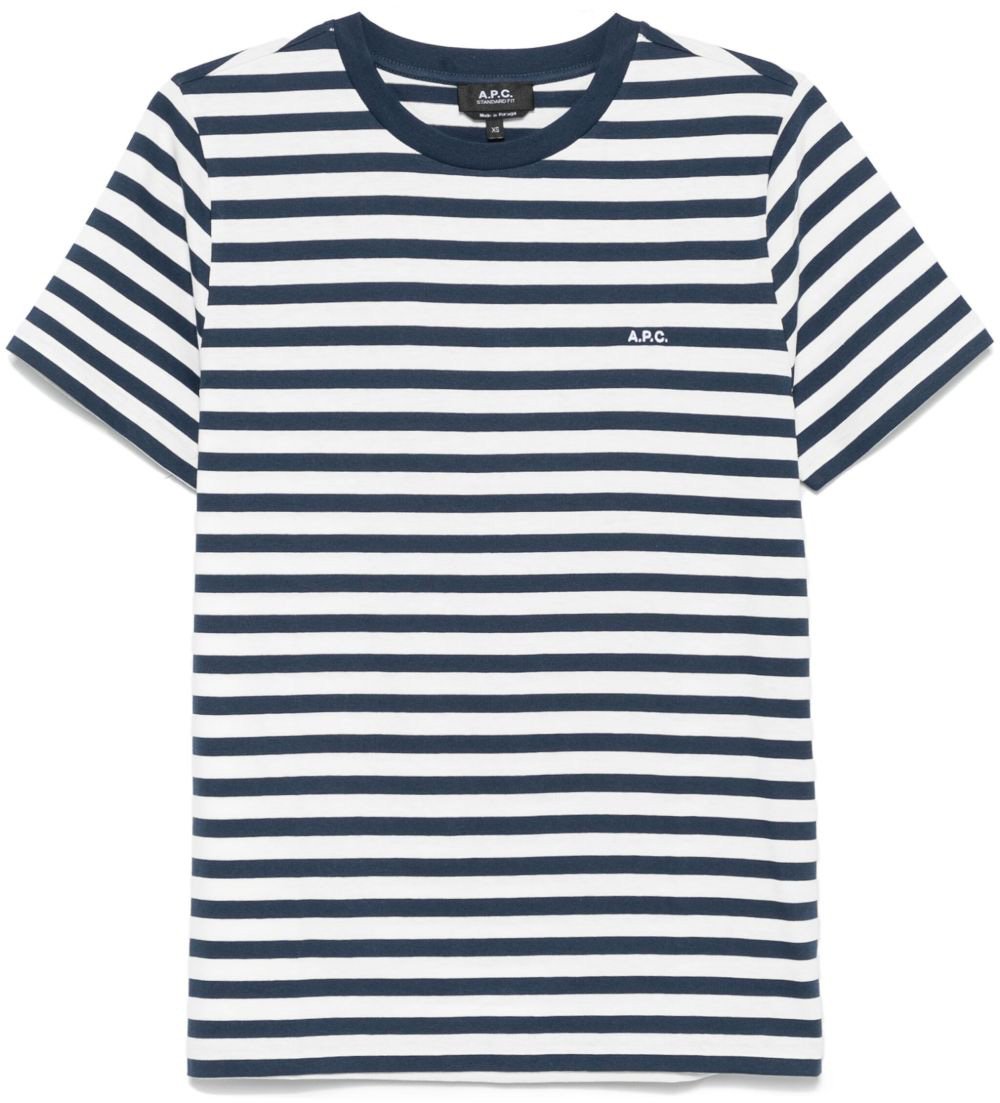 A.P.C. A.P.C. T-Shirts And Polos Iak Dark Navy Blauw