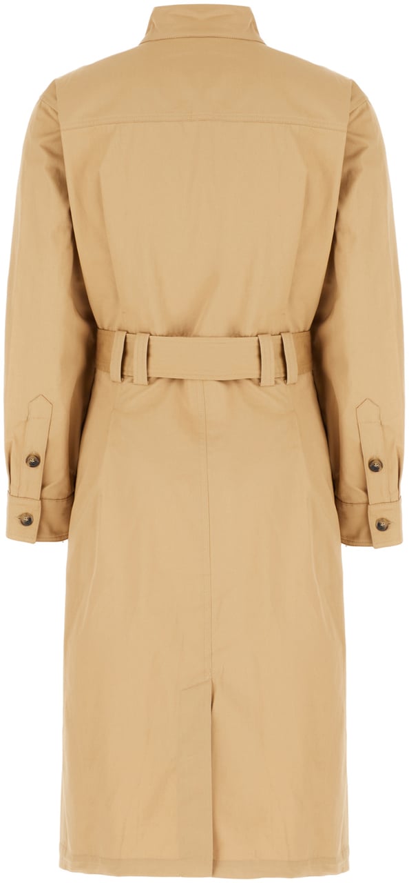 A.P.C. A.P.C. Beige cotton shirt dress Beige