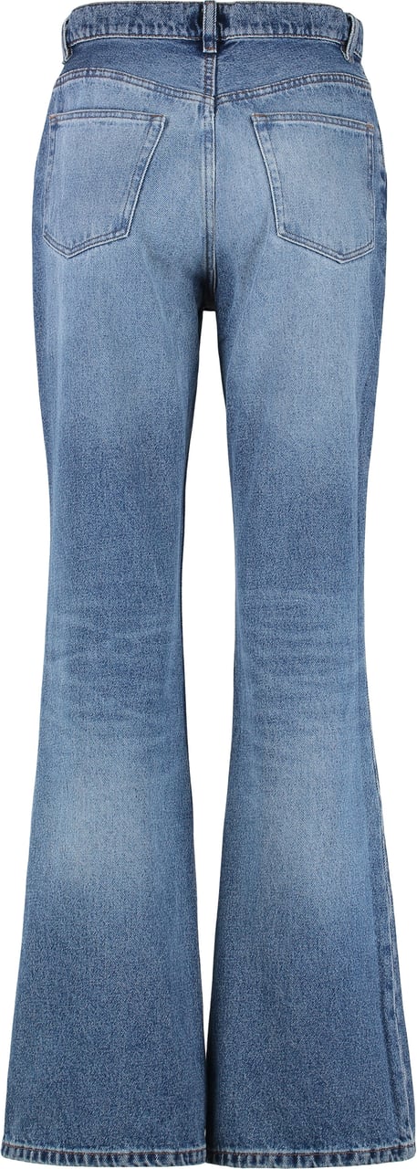 A.P.C. Romy High-rise flared jeans Blauw