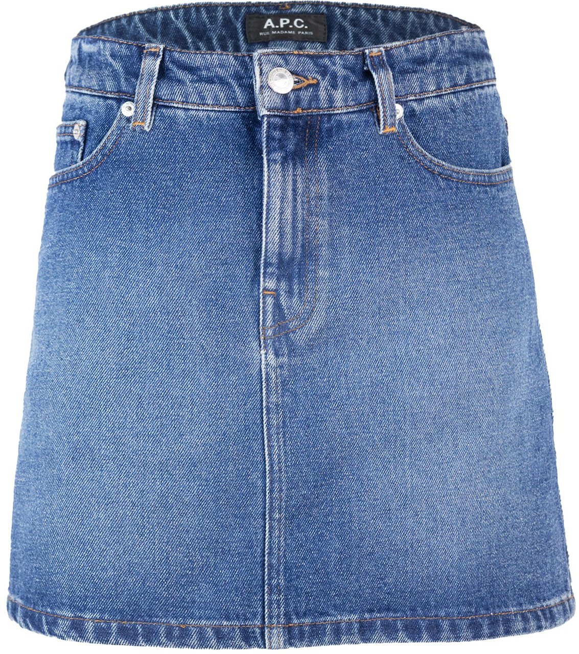 A.P.C. A.P.C. Skirts Washed Indigo Blauw