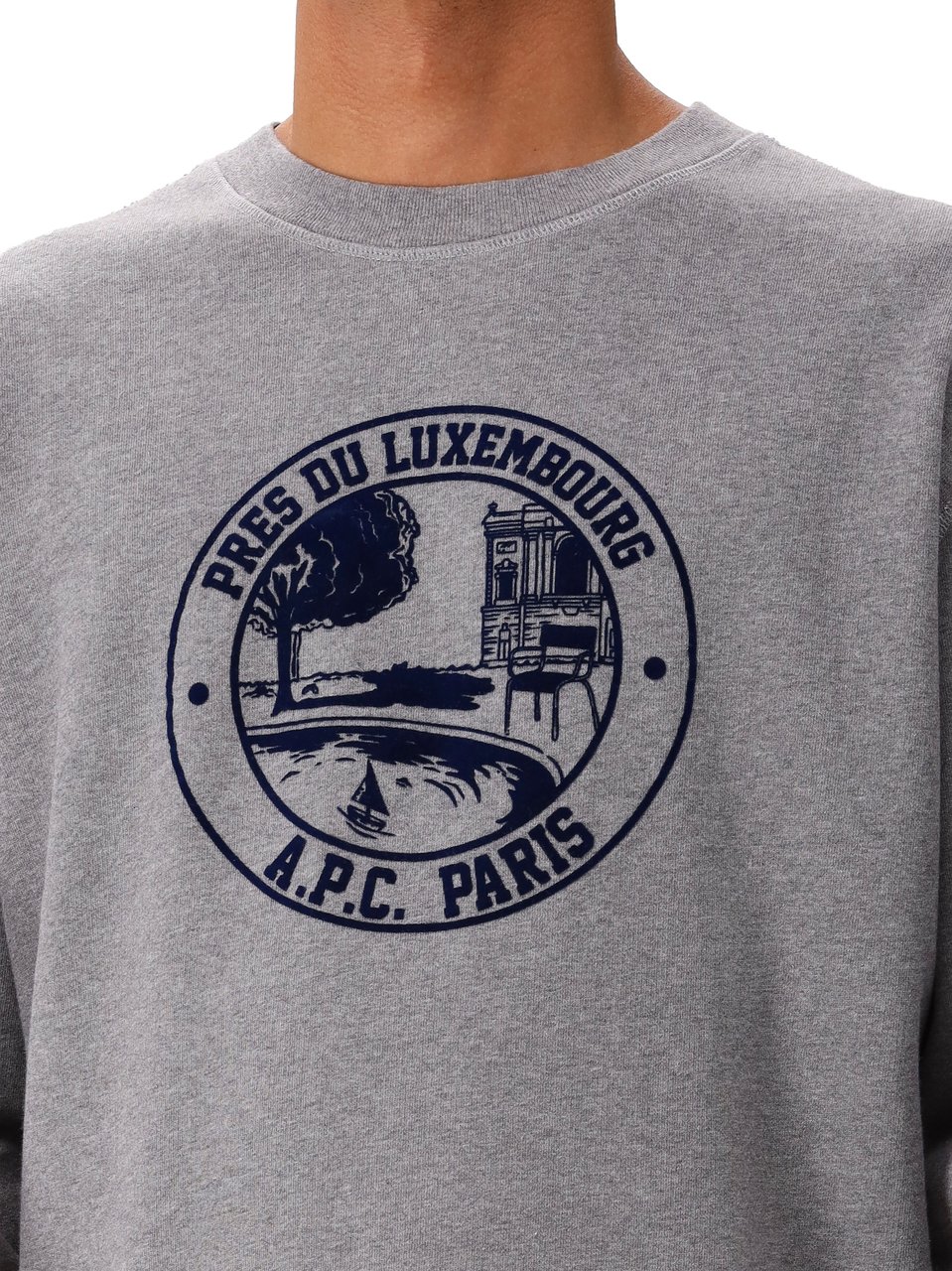 A.P.C. Sweater Grijs Luxembourg Grijs