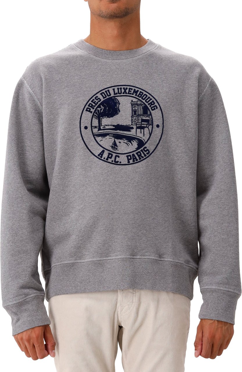 A.P.C. Sweater Grijs Luxembourg Grijs