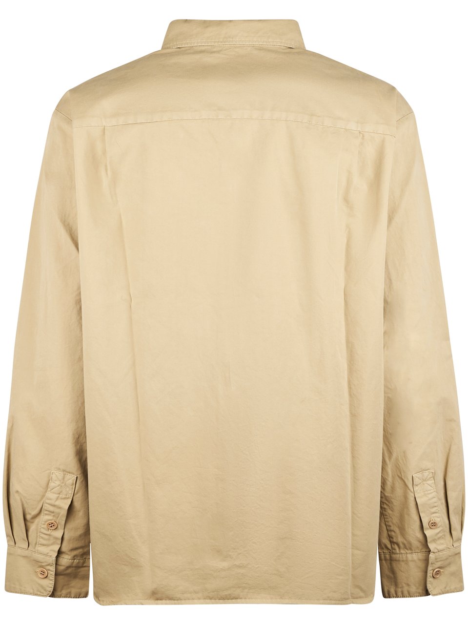 A.P.C. Relaxed-Fit Classic Collar Shirt with Logo Detail Neutraal
