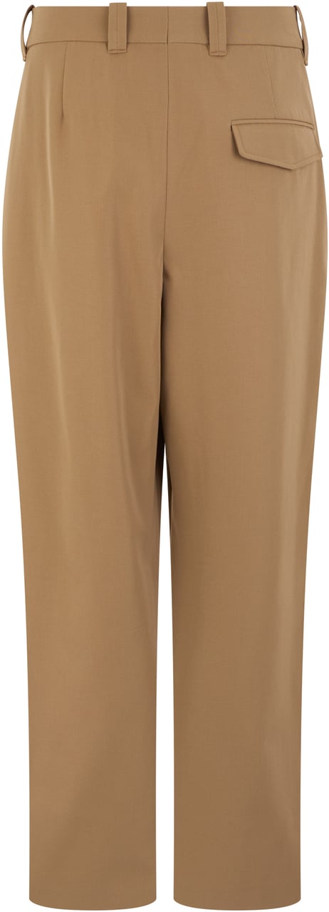 A.P.C. Loose-fitting pants in cotton blend Neutraal
