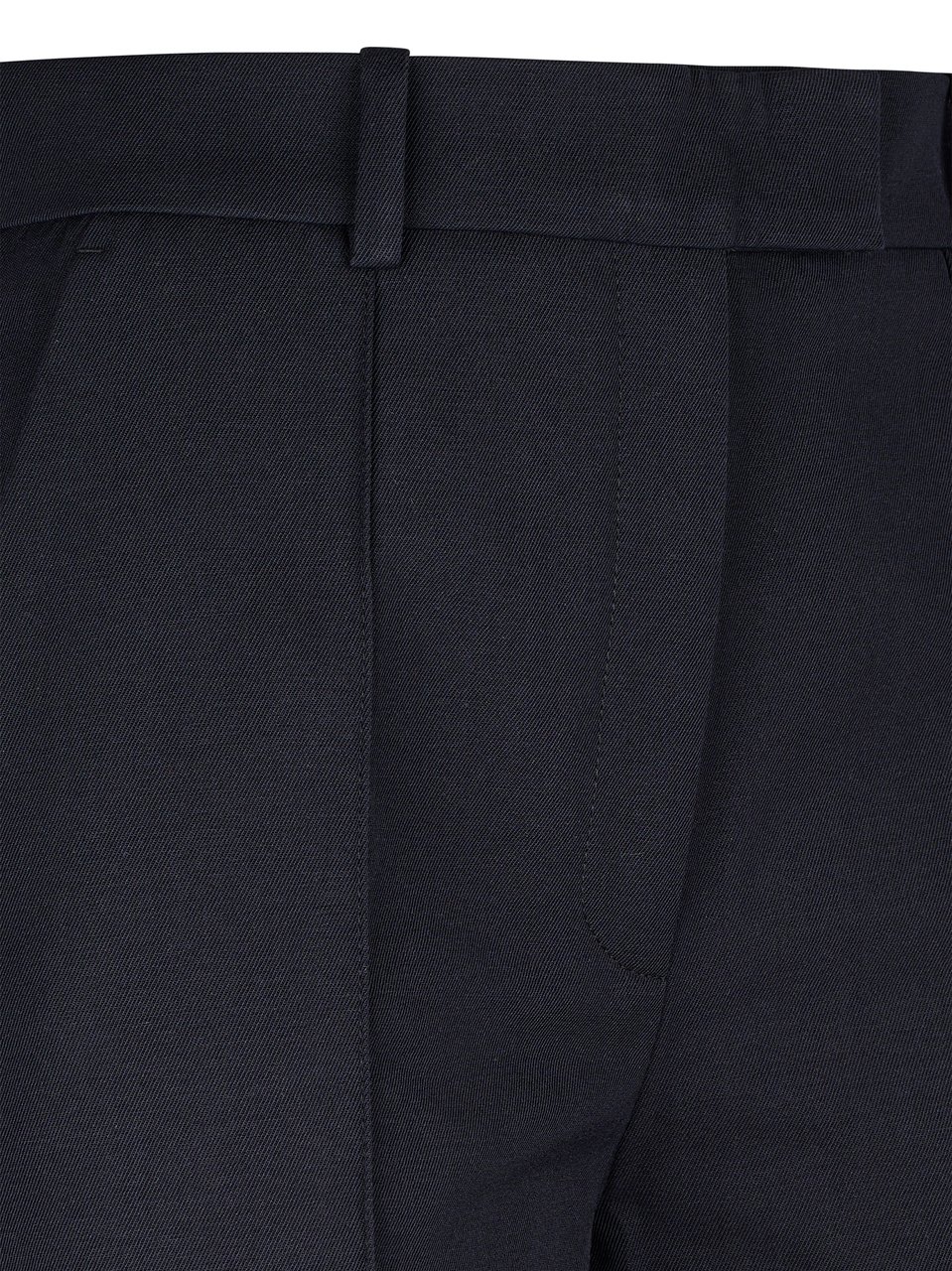 A.P.C. Tailored Wide-Leg Trousers with Concealed Fastening Zwart