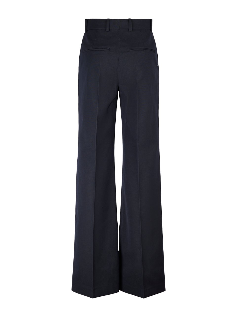 A.P.C. Tailored Wide-Leg Trousers with Concealed Fastening Zwart