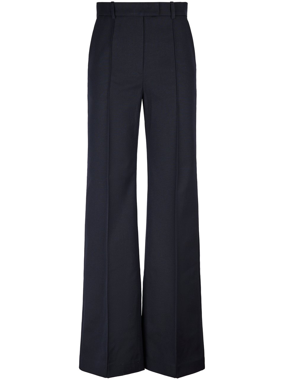 A.P.C. Tailored Wide-Leg Trousers with Concealed Fastening Zwart