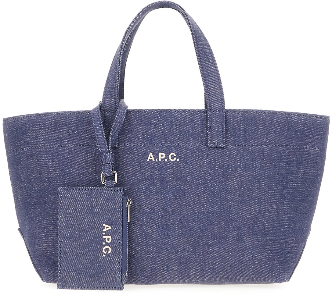 A.P.C. A.p.c. Denim Le Drummer handbag Blauw