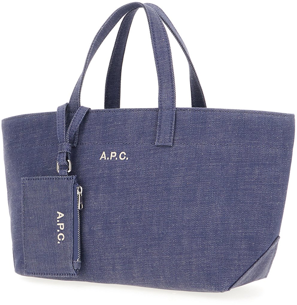 A.P.C. A.p.c. Denim Le Drummer handbag Blauw