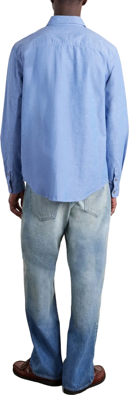 A.P.C. Shirts Blue Lichtblauw
