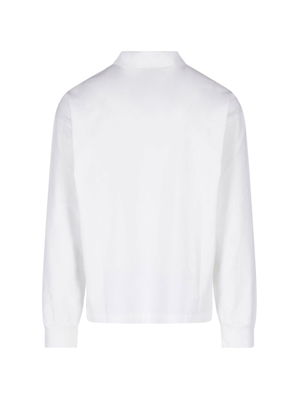 A.P.C. Black Rugby-Style Logo Print Polo Shirt Paars