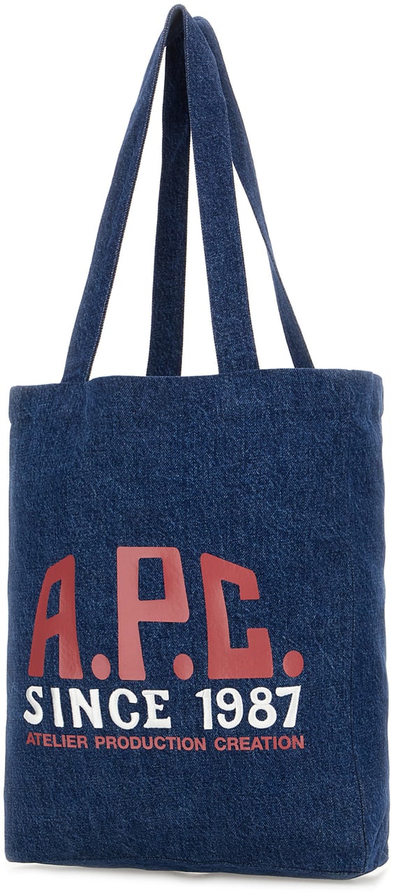 A.P.C. A.P.C. Denim shoulder bag Blauw