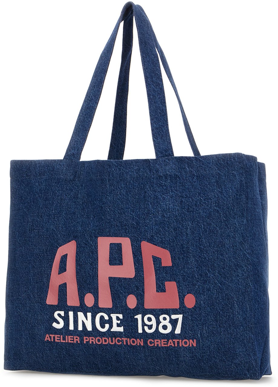 A.P.C. A.P.C. Denim shoulder bag Blauw