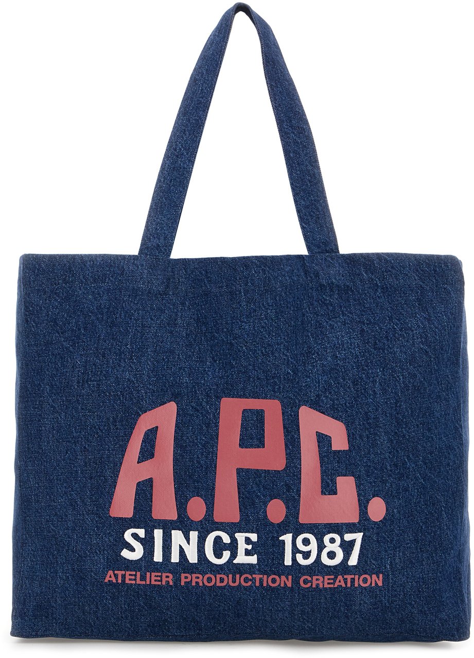 A.P.C. A.P.C. Denim shoulder bag Blauw