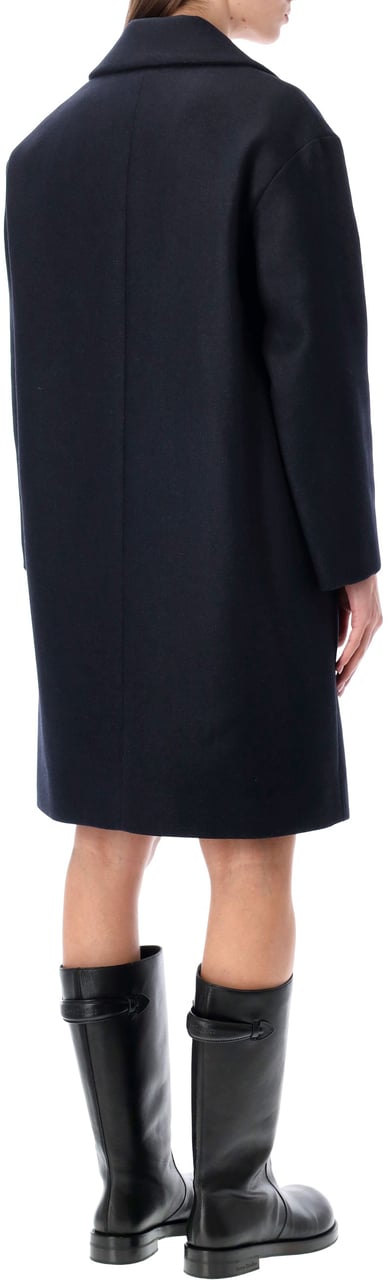 A.P.C. Coat Ninon Blu Blauw