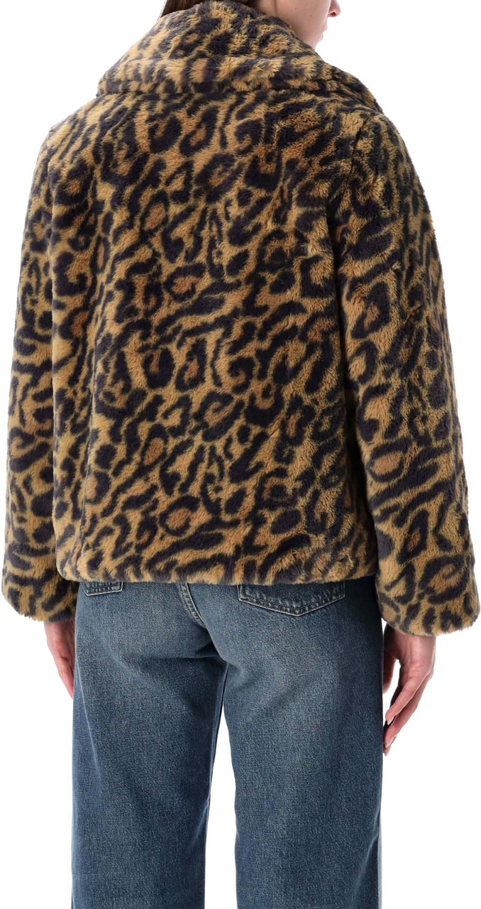 A.P.C. Johanna Eco Fur Leo Brown Leo Dierenprint