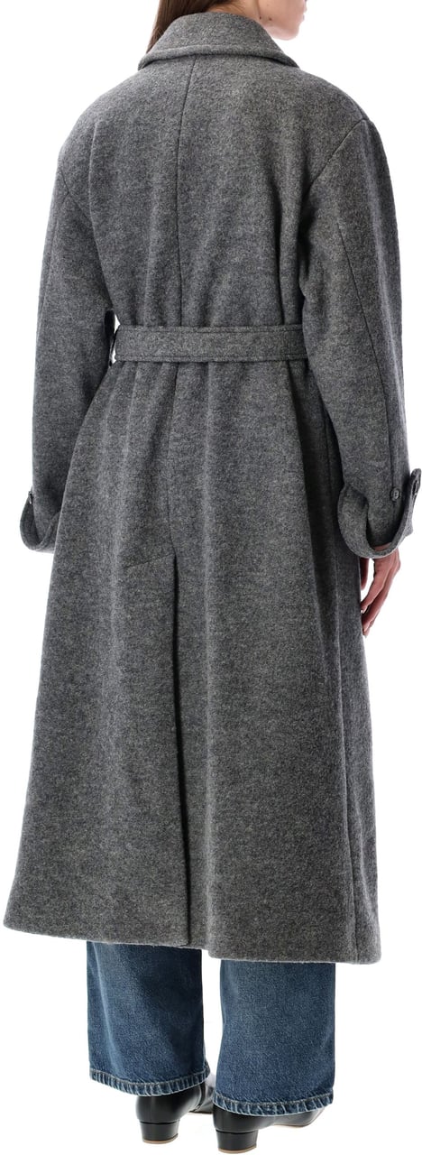 A.P.C. Lea Coat Heater Grey Grijs