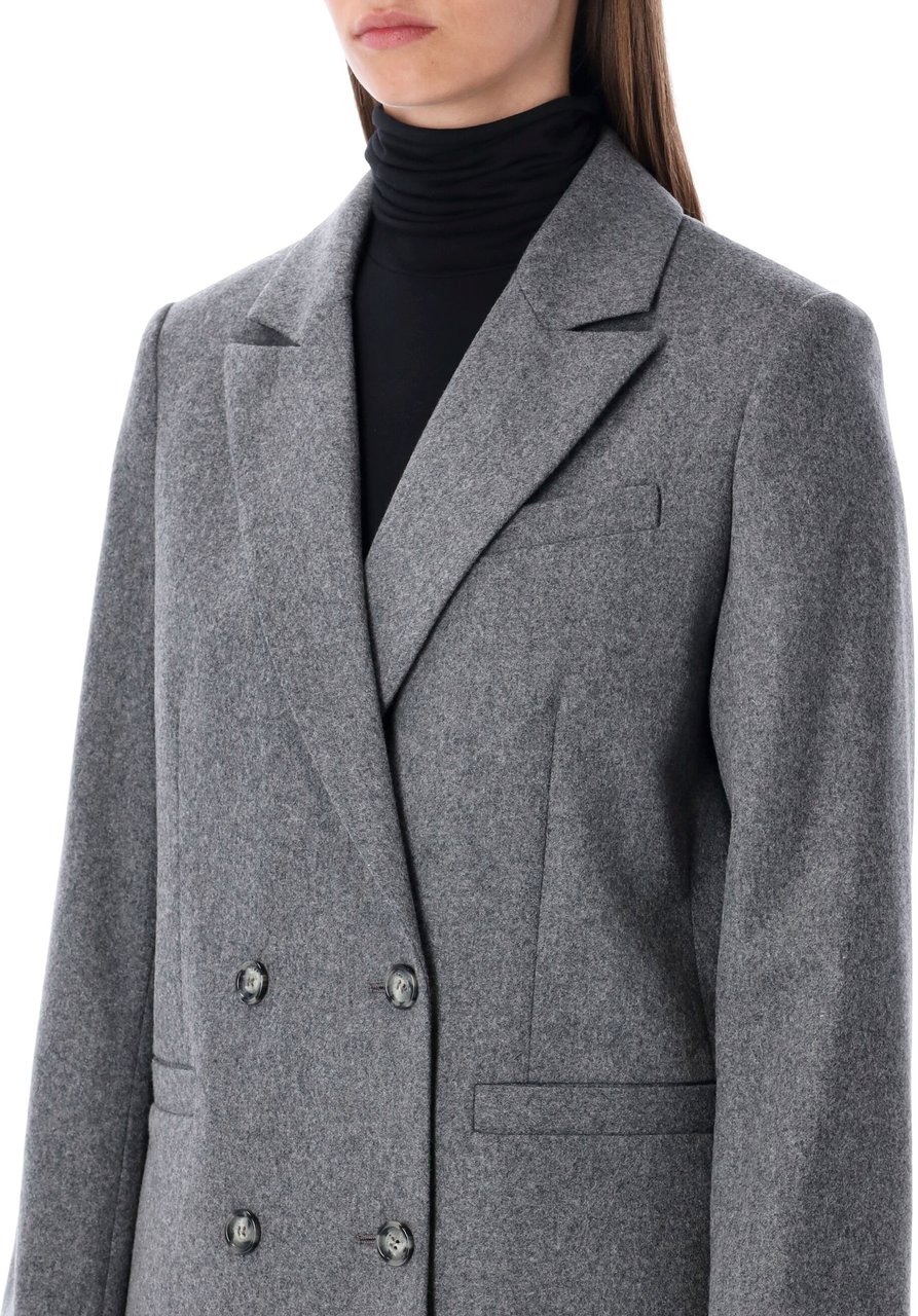 A.P.C. Lucy Jacket Db Heater Grey Grijs