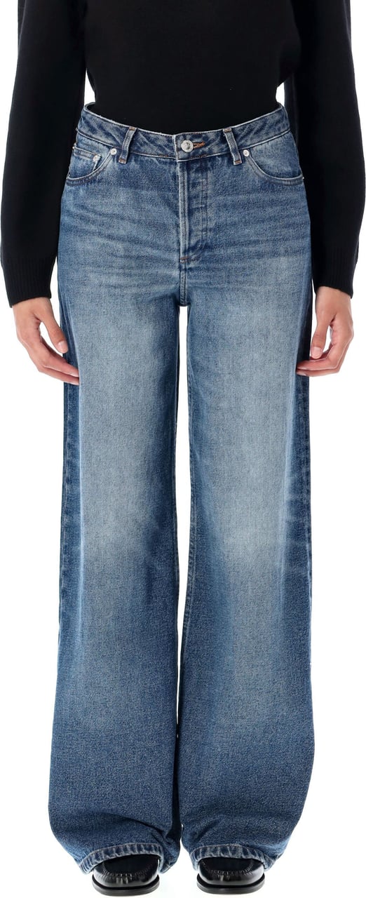 A.P.C. Elisabeth Denim Washed Indigo Blauw