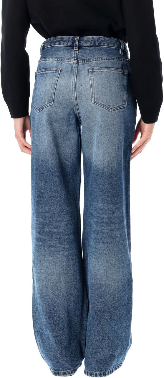 A.P.C. Elisabeth Denim Washed Indigo Blauw