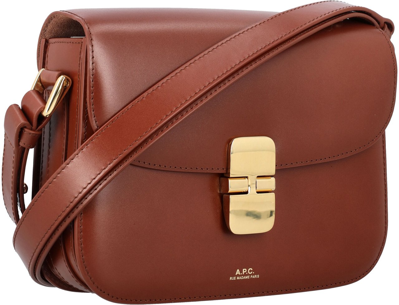 A.P.C. Sac Grace Small Huzelnut Bruin