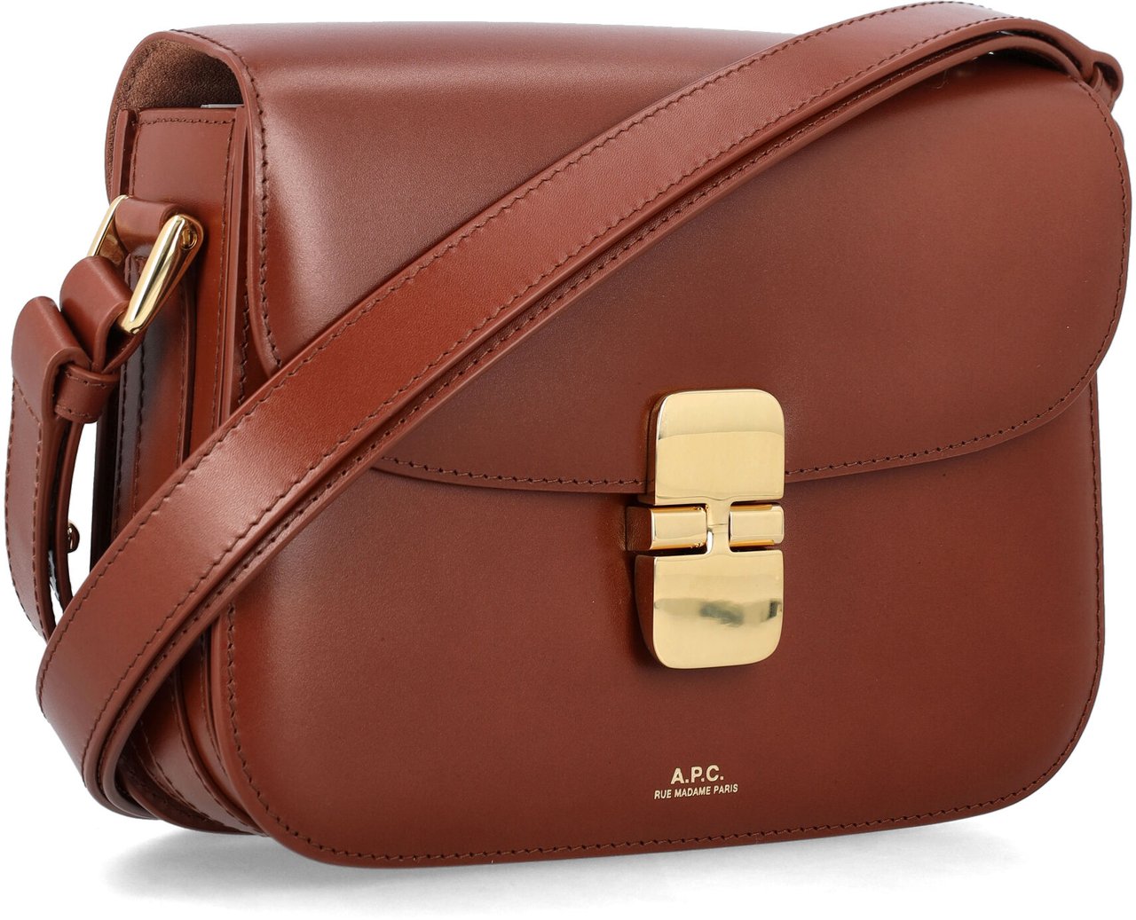 A.P.C. Sac Grace Small Huzelnut Bruin