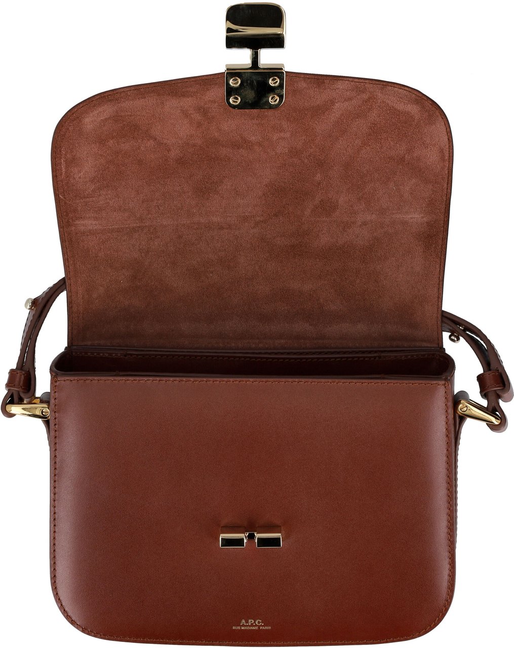 A.P.C. Sac Grace Small Huzelnut Bruin