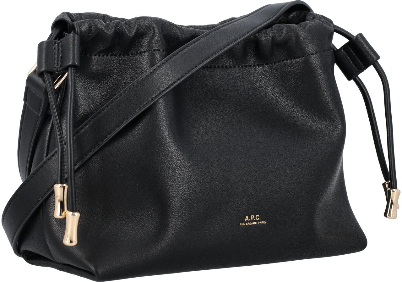 A.P.C. Sac Ninon Mini Nero Zwart