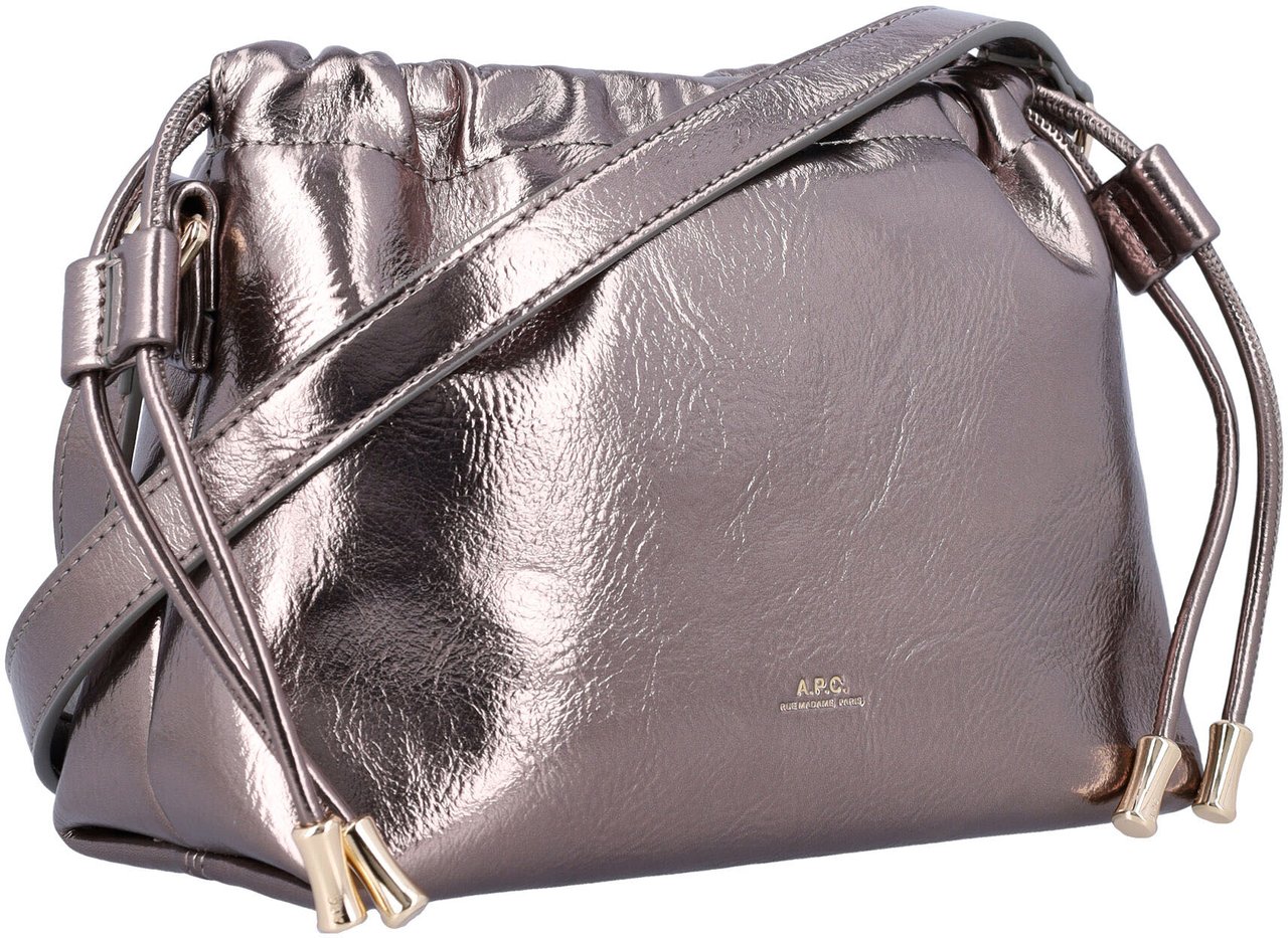 A.P.C. Sac Ninon Mini Argento Zilver
