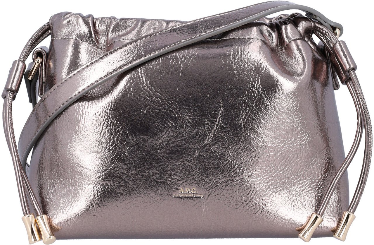 A.P.C. Sac Ninon Mini Argento Zilver