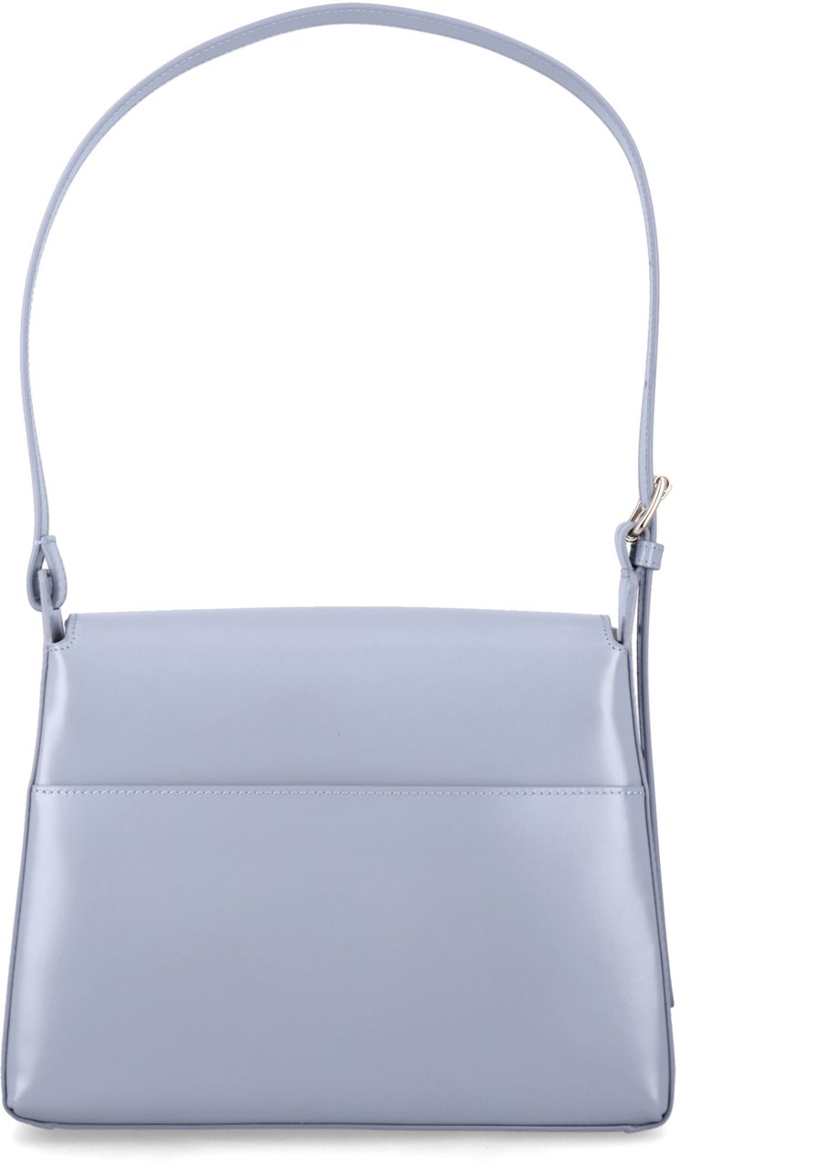 A.P.C. Sac Virginie Flap Steel Blue Blauw