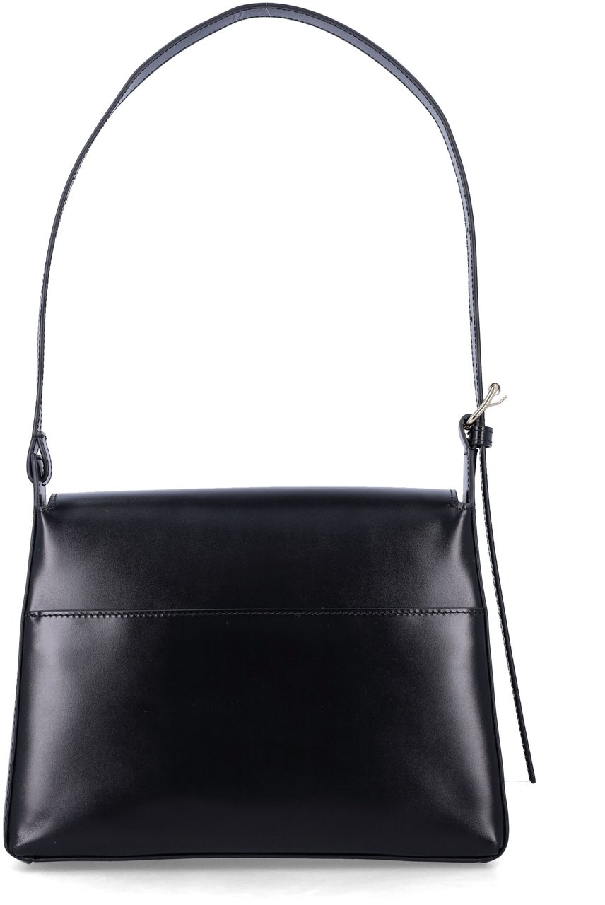 A.P.C. Sac Virginie Flap Nero Zwart