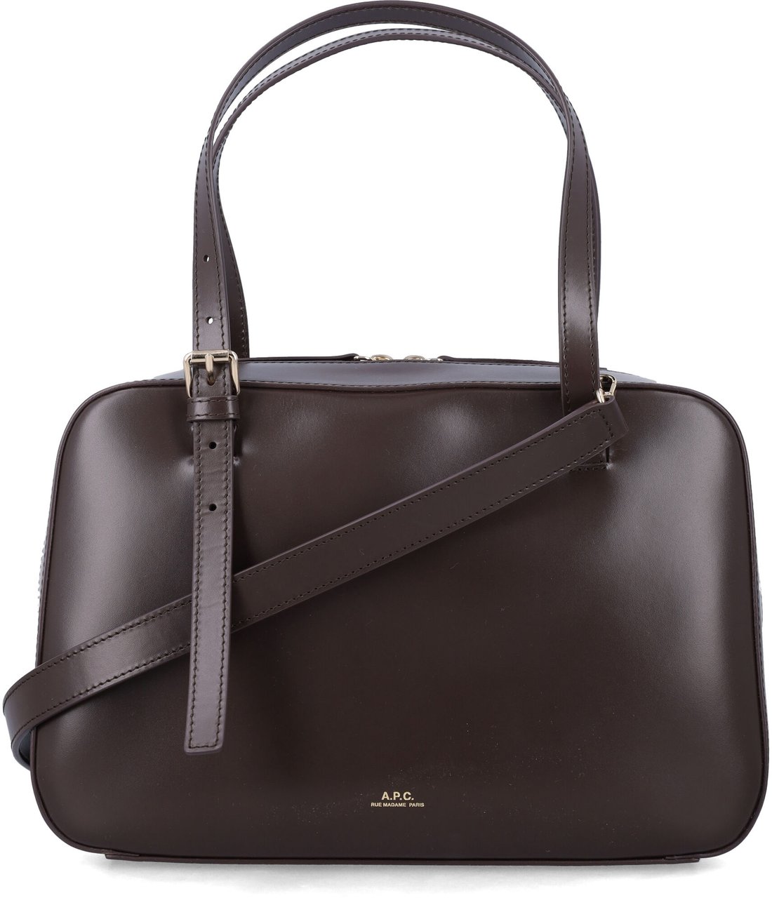 A.P.C. Sac Virginie Box Tonka Bruin