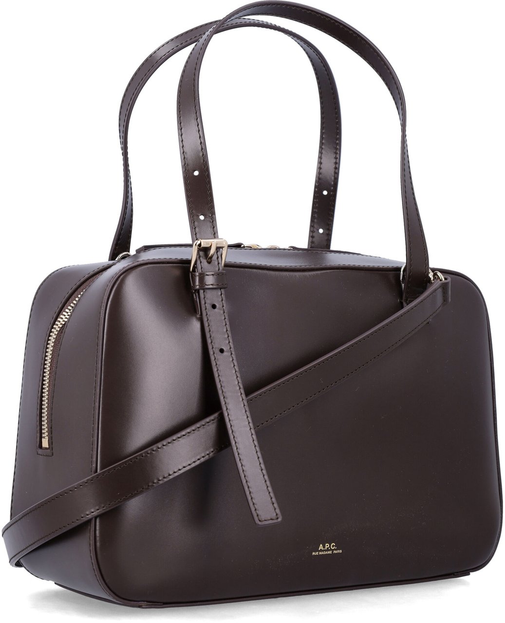 A.P.C. Sac Virginie Box Tonka Bruin