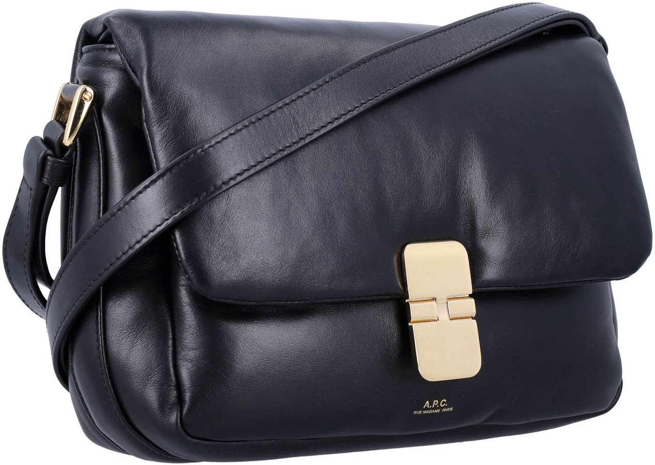 A.P.C. Sac Grace Soft Nero Zwart