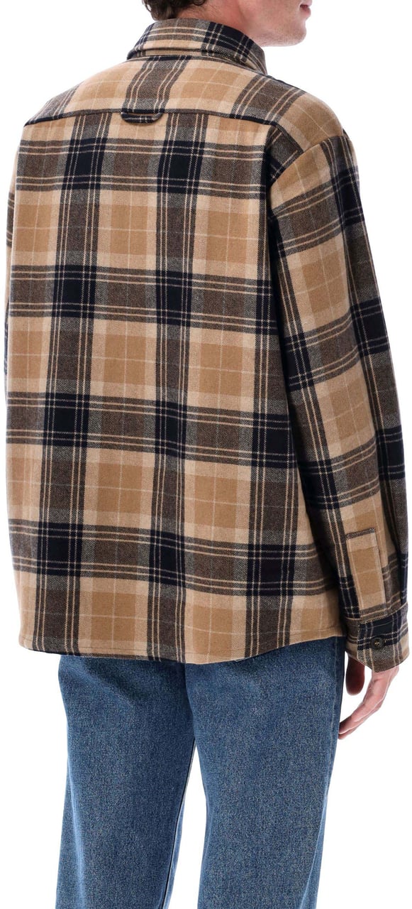A.P.C. Bobby Shirt Beige Dark Navy Beige