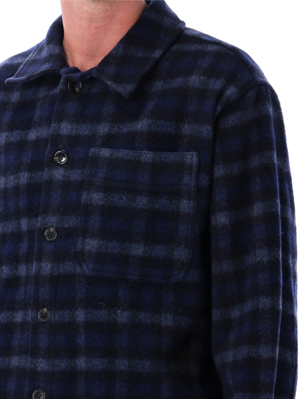 A.P.C. Stanley Shirt Blu Blauw