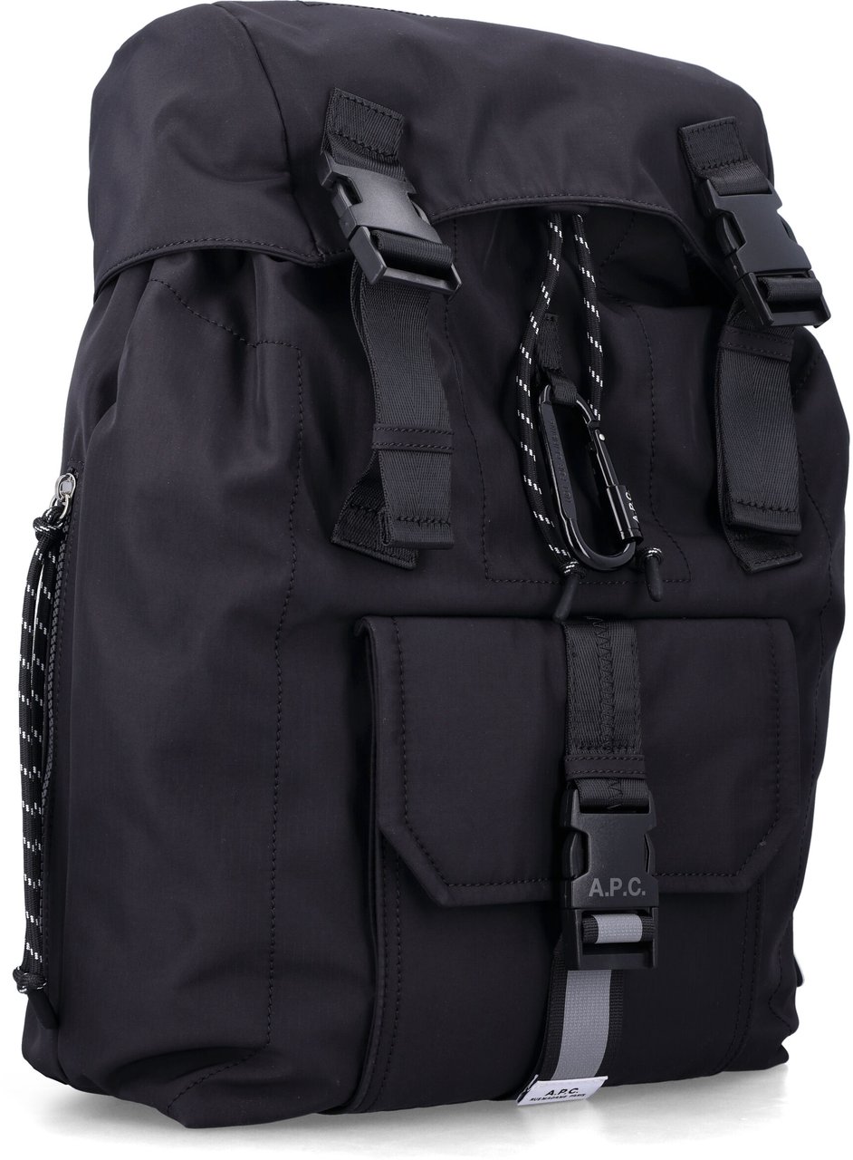 A.P.C. Backpack Treck Nero Zwart